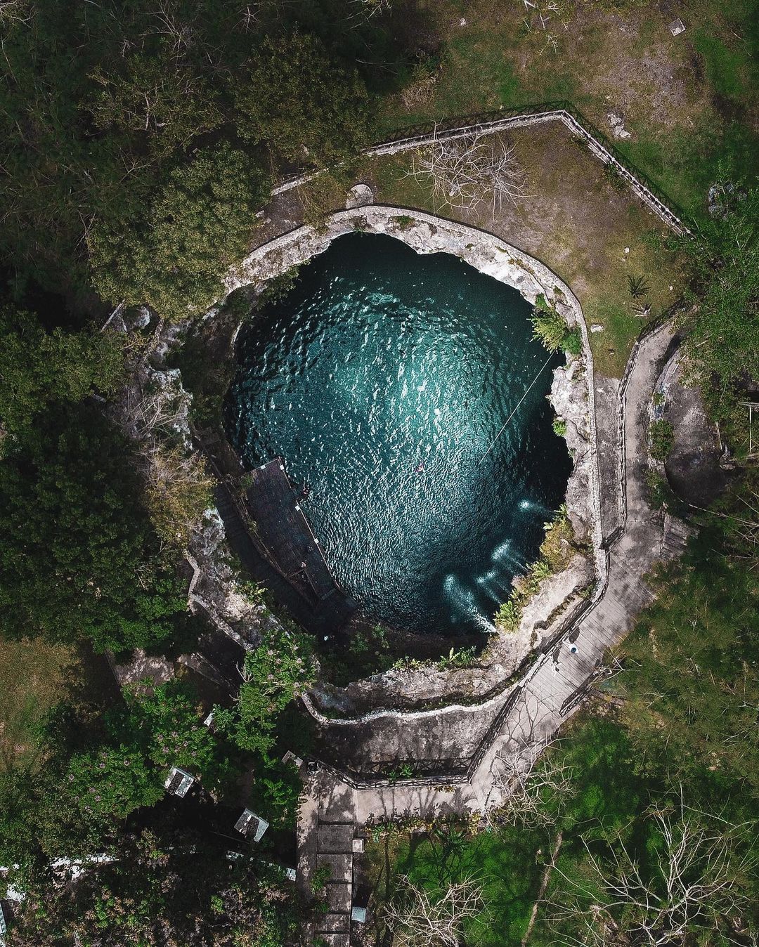 cenote hacienda selva maya