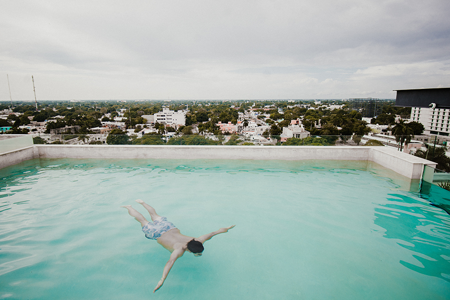 rooftop pool NH Collection Merida 